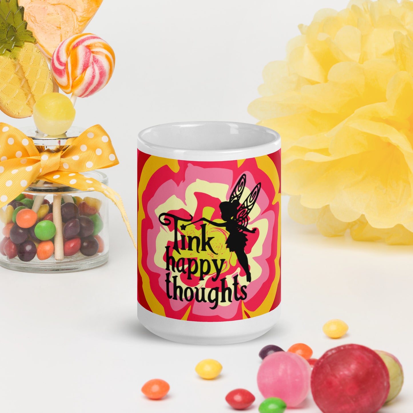 Tink Happy Thoughts Glossy mug