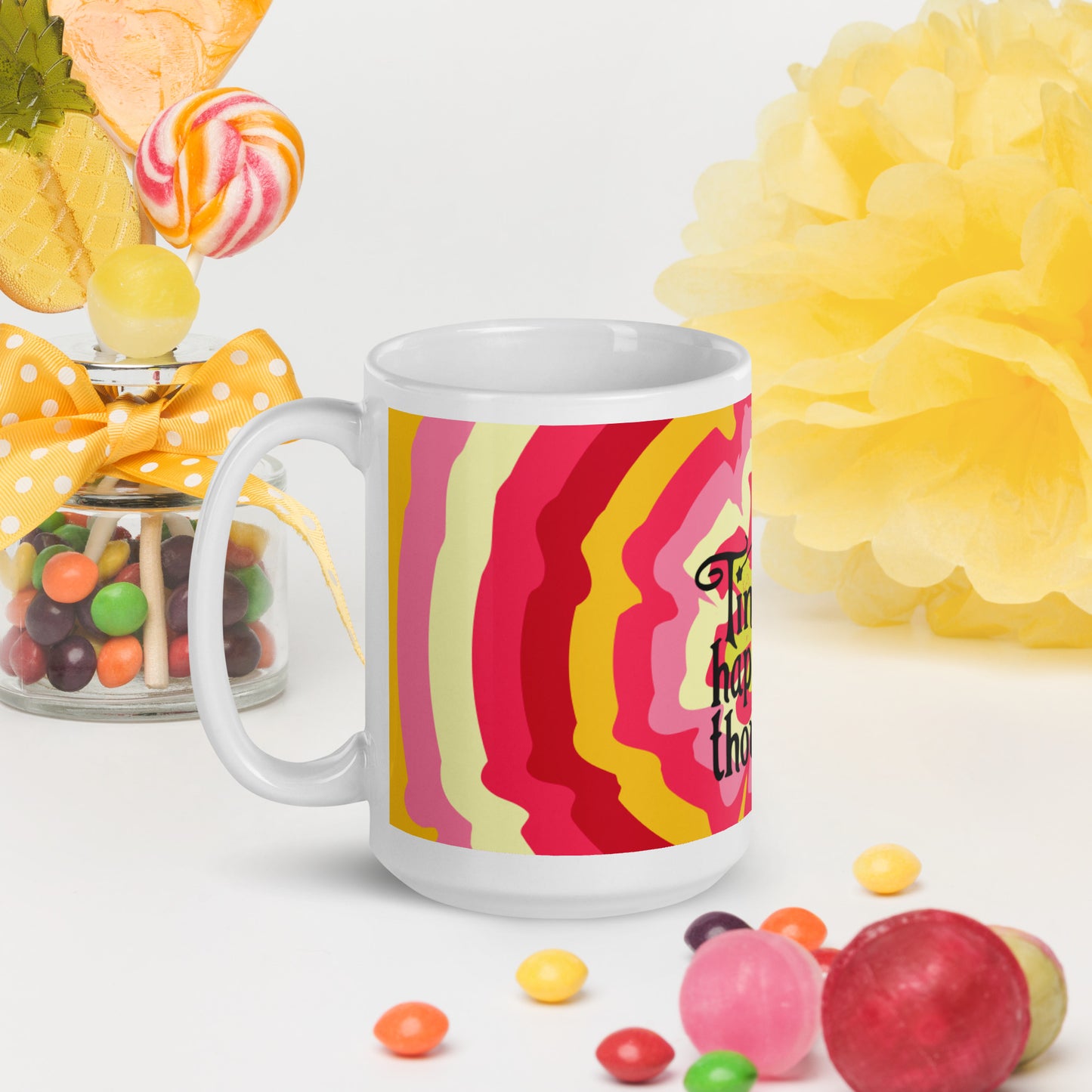 Tink Happy Thoughts Glossy mug